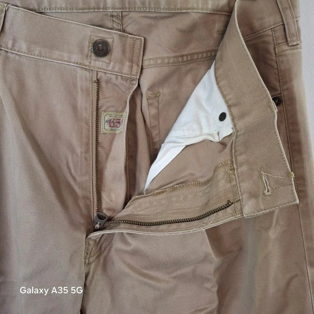 Polo Ralph Lauren 67 Straight Leg‎ Chinos Mens 36x34 Tan Khaki Cotton Pants